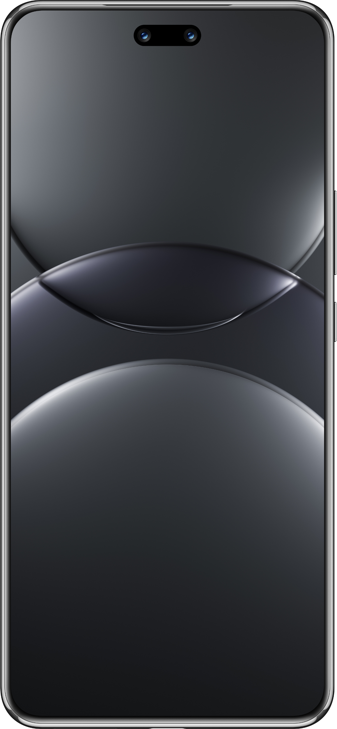 Smartfon z zakrzywionym ekranem, dwa przednie aparaty.