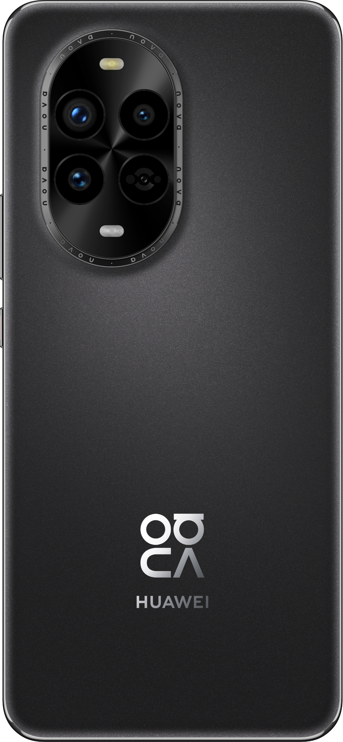 Czarny tył telefonu z modułem aparatu i logo 'HUAWEI'.