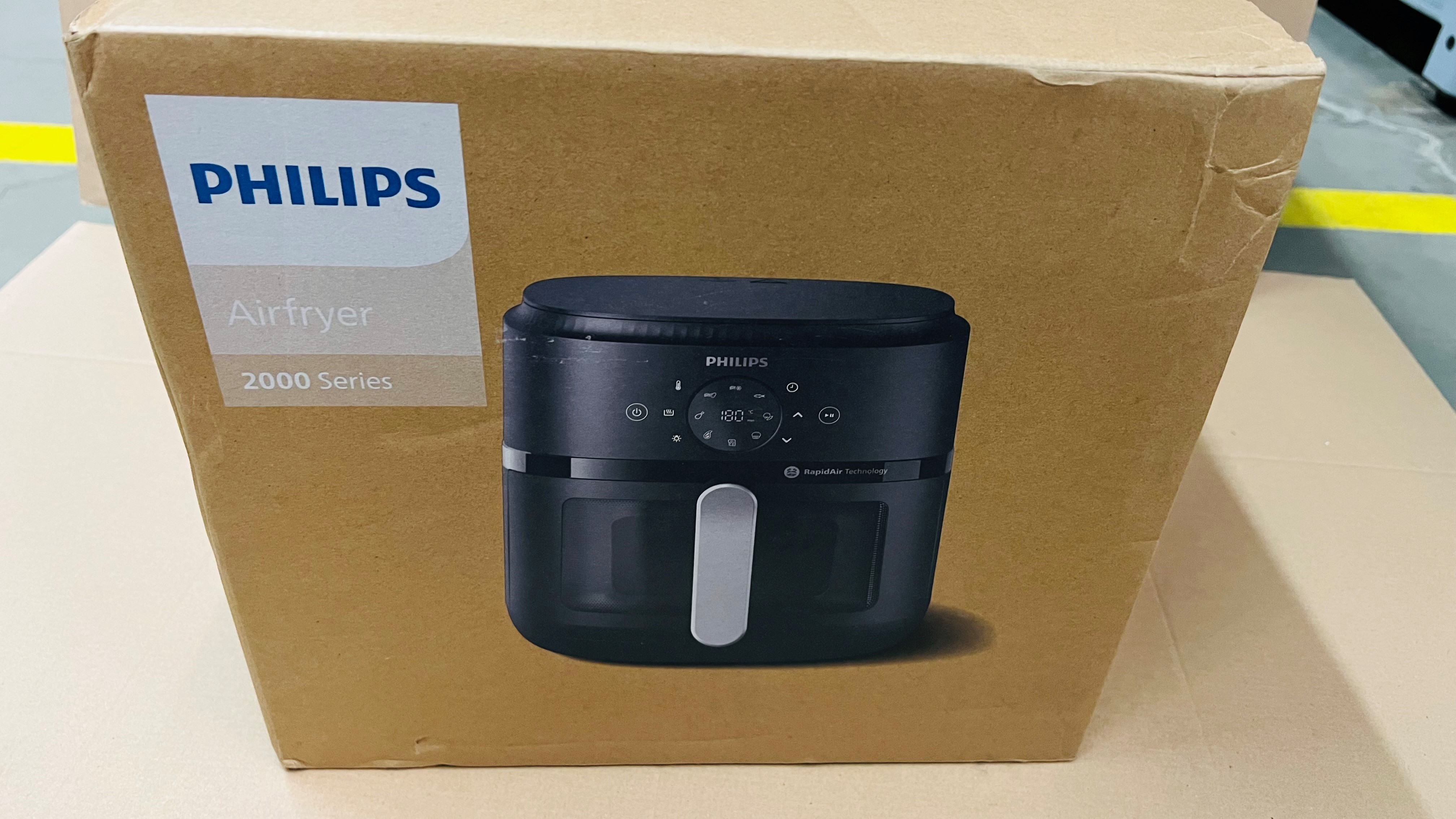 OUTLET - Frytkownica beztłuszczowa PHILIPS Ovi NA231/00 Air Fryer z okienkiem