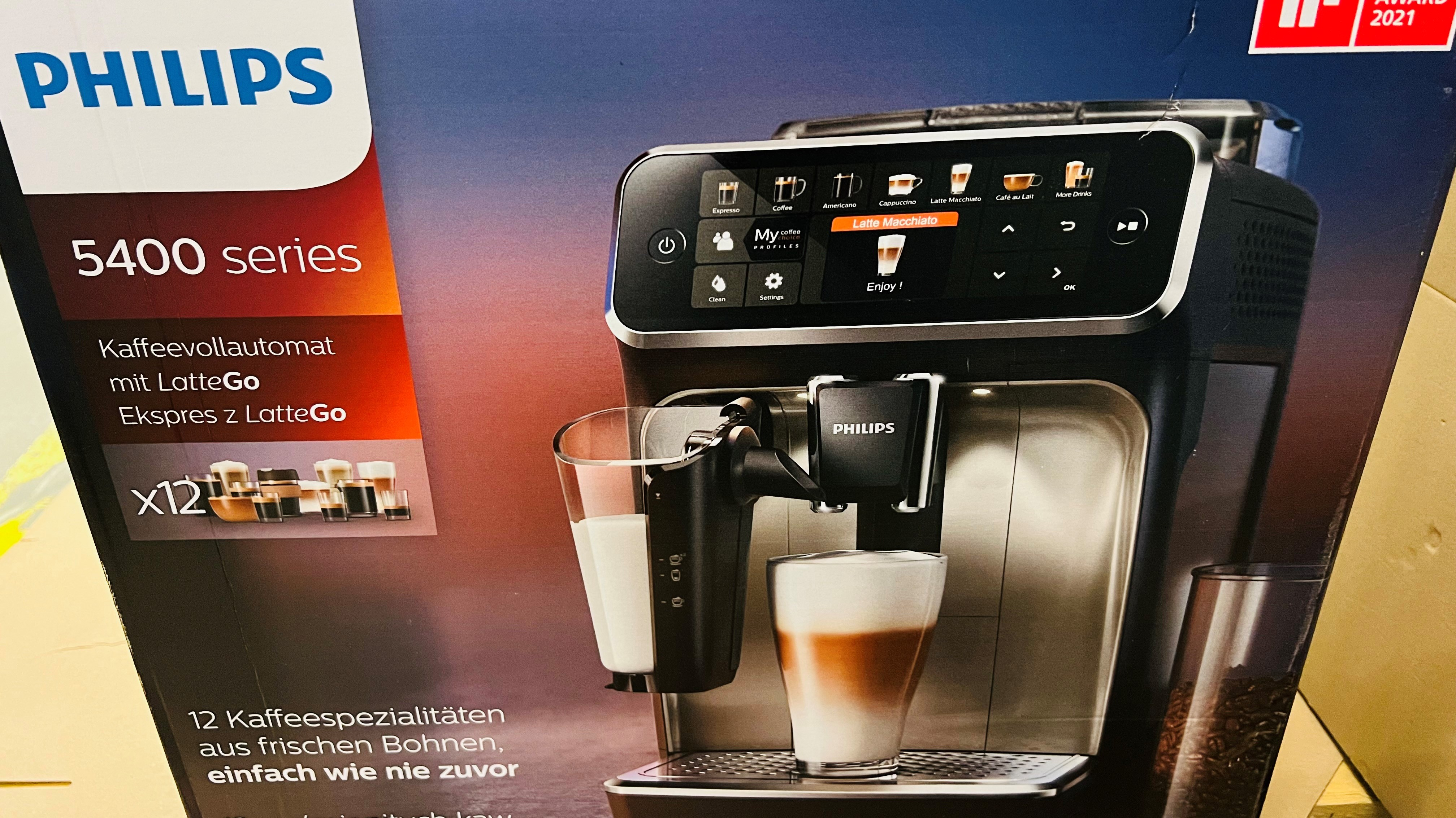 OUTLET - Ekspres ciśnieniowy PHILIPS Series 5400 LatteGo EP5447/90