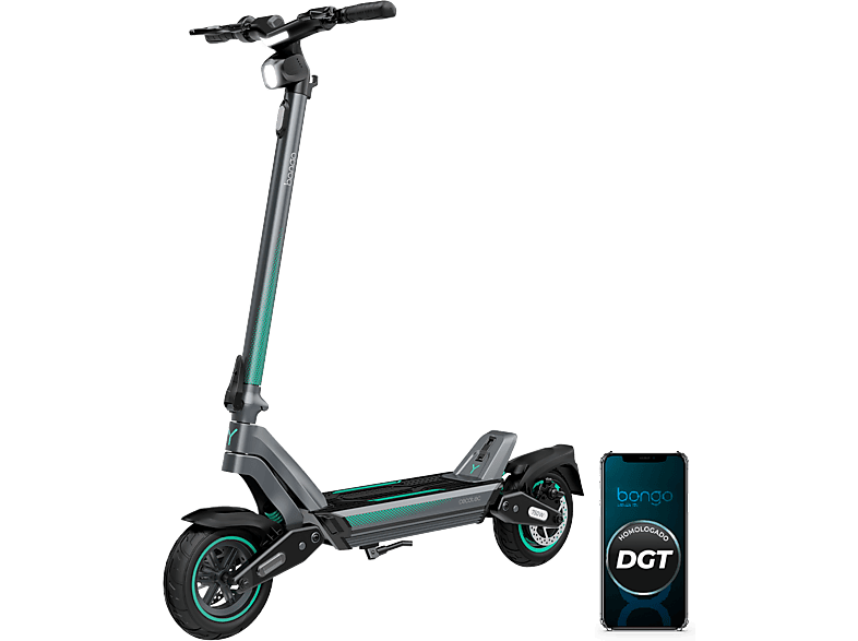 Cecotec Bongo Y45 Connected, 750 W, 350 S-Driving System, Pendientes 15%, Autonomía 45 km, Doble suspensión, App