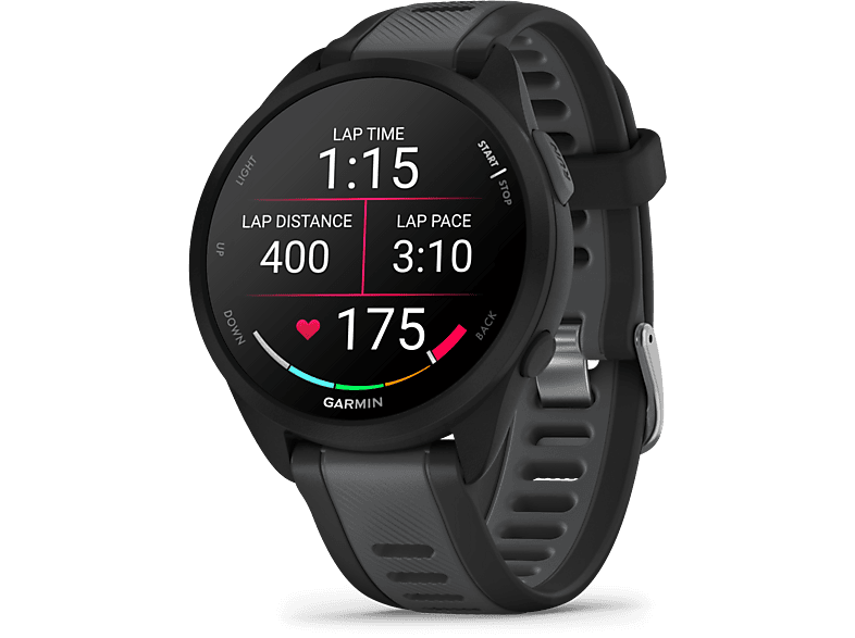 Garmin Smartwatch Forerunner 165 Music Obsidian Zwart (010-02863-30)