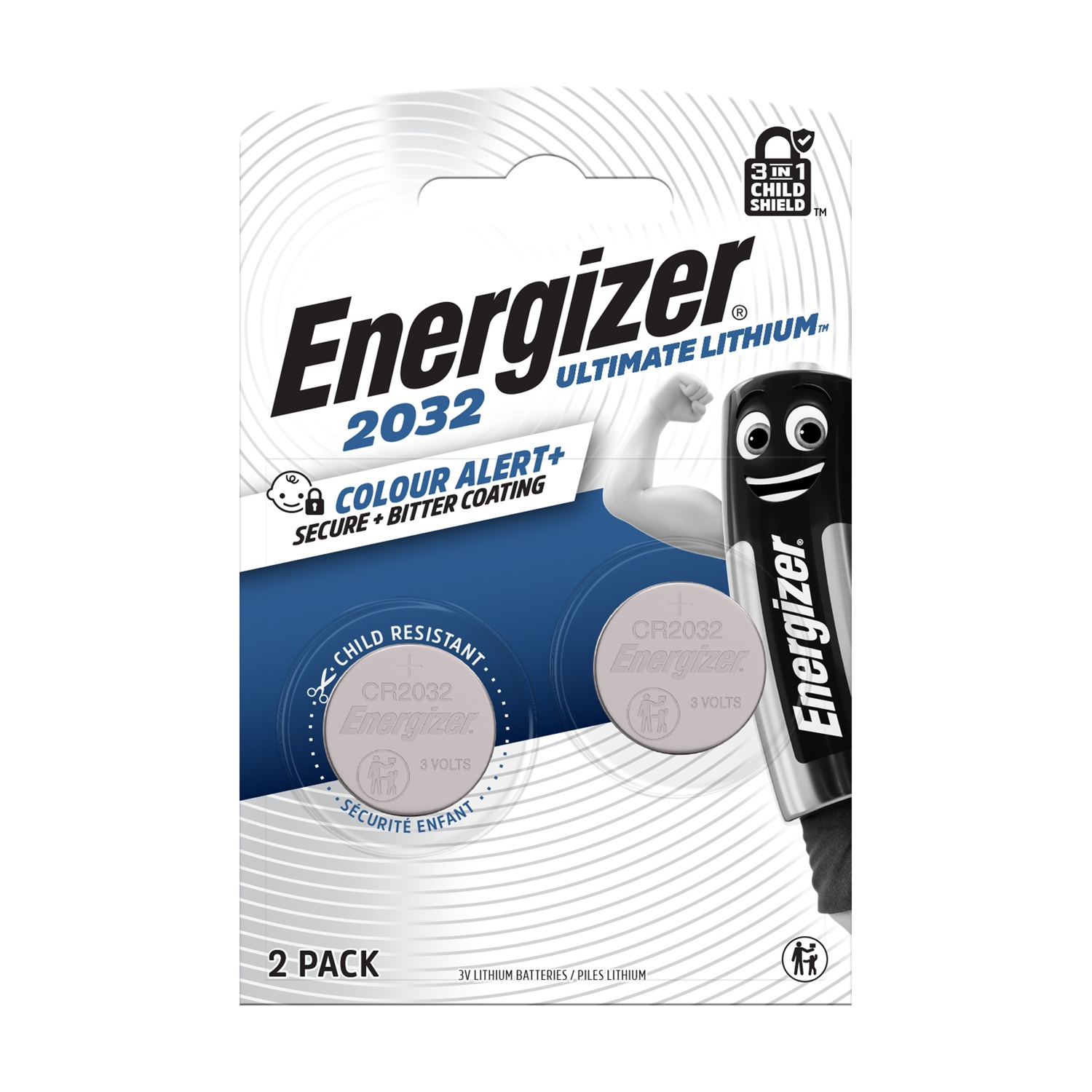 Batteria Bottone Energizer Ultimate Litio Cr2032 2PZ
