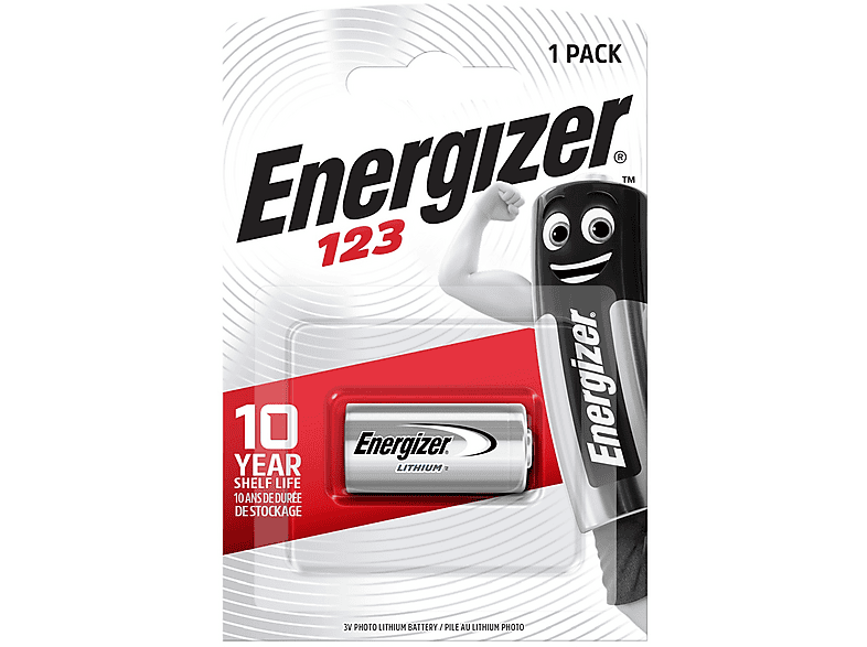 Batteria Foto Energizer Litio Cr123 3v 1 PZ