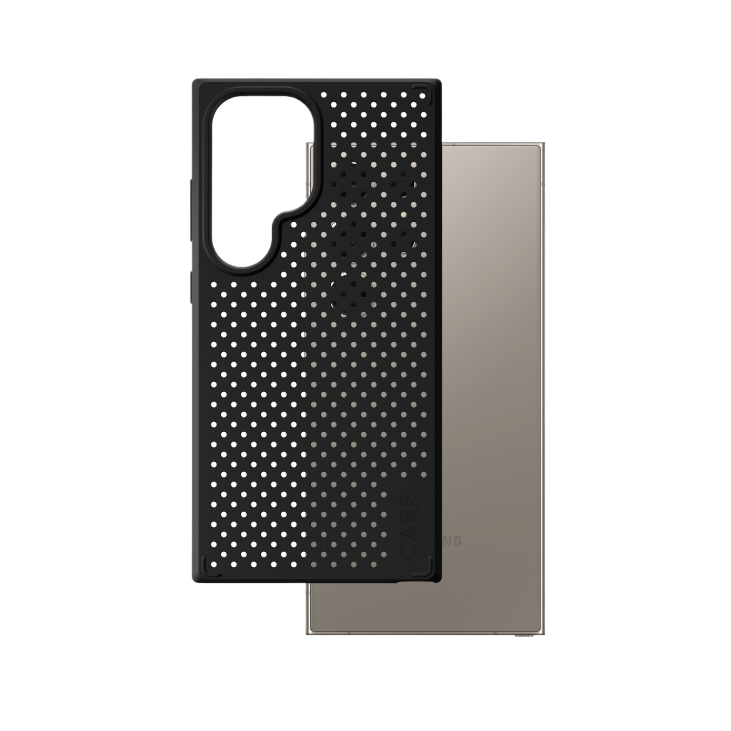 Care Heat Beat Hoesje Voor Samsung Galaxy S25 Ultra Zwart