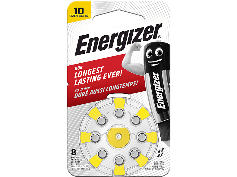 Batterie Acustiche Energizer Tipo 10 8 PZ