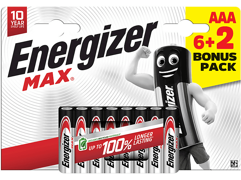 Batterie Ministilo Aaa Energizer Max 6 Pz