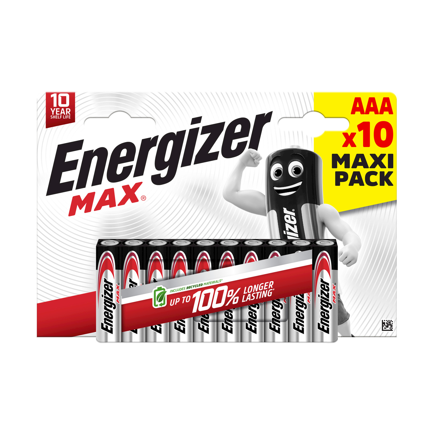 Batterie Ministilo AAA Energizer MAX 10 PZ