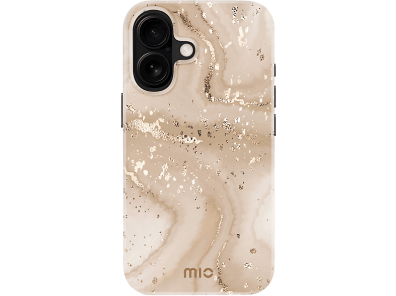 MIO By Mobilize Cover Magsafe Compatible Iphone 16 Gold Marble (29866)