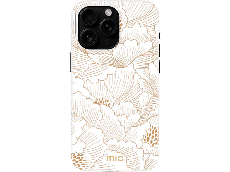 MIO By Mobilize Cover Magsafe Compatible Iphone 16 Pro Max White Roses (29893)