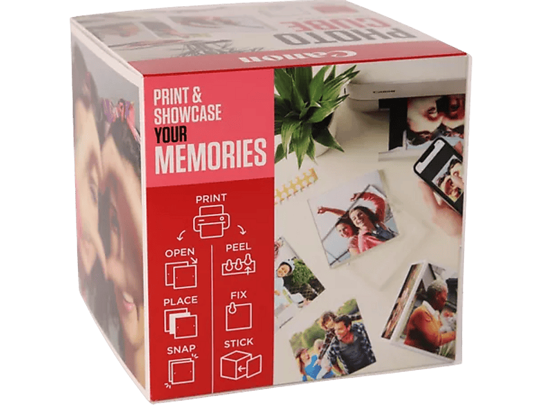 CANON Paper PP-201 5X5 Photo Cube CP Fotoğraf Kağıdı Pembe