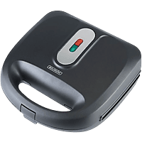 MediaMarkt BOURGINI Multi Grill 3-in-1 Tosti-apparaat Zwart aanbieding