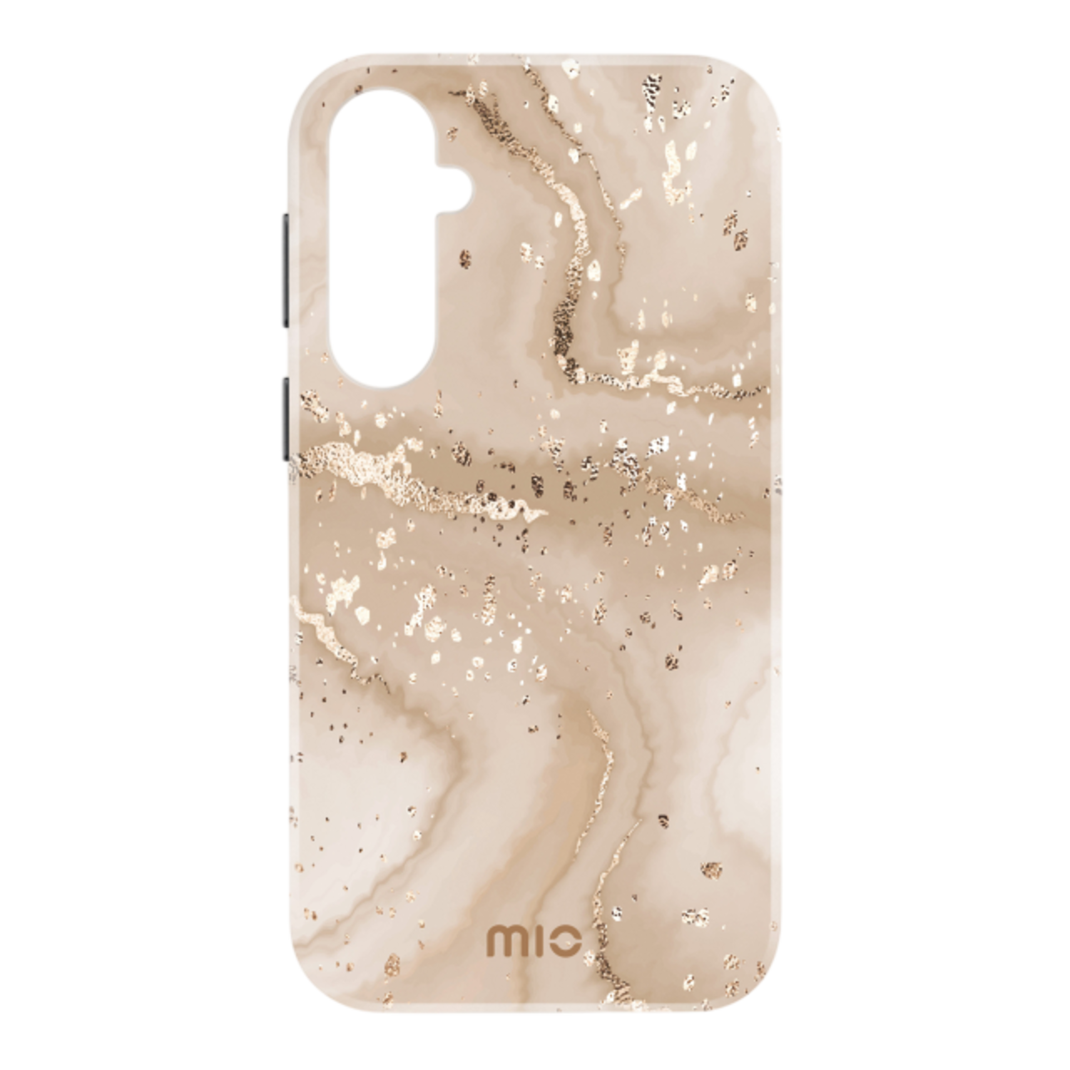 MIO By Mobilize Magsafe Compatible Telefoonhoesje Voor Samsung A16 Gold Marble afbeelding