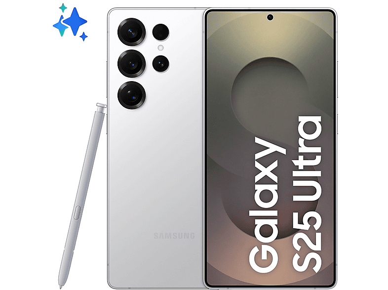 SAMSUNG Galaxy S25 Ultra 512GB, 512 GB, Titanium Whitesilver