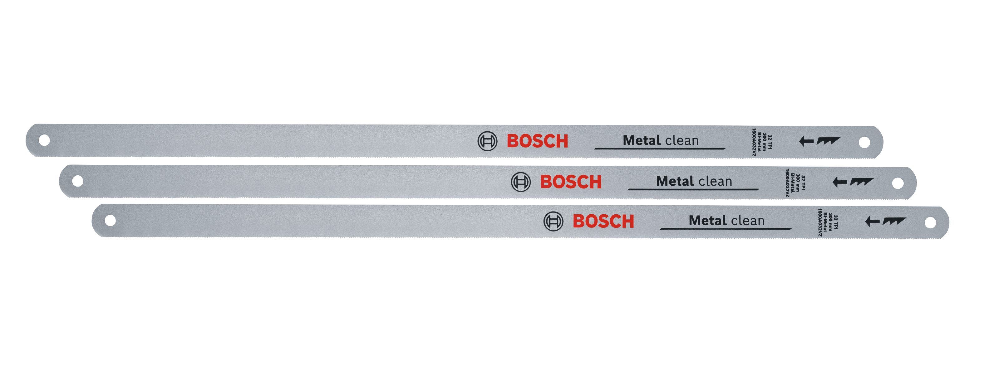 BOSCH Fűrészlap, 3 részes, 300 mm, TPI 32 (1600A032UN)