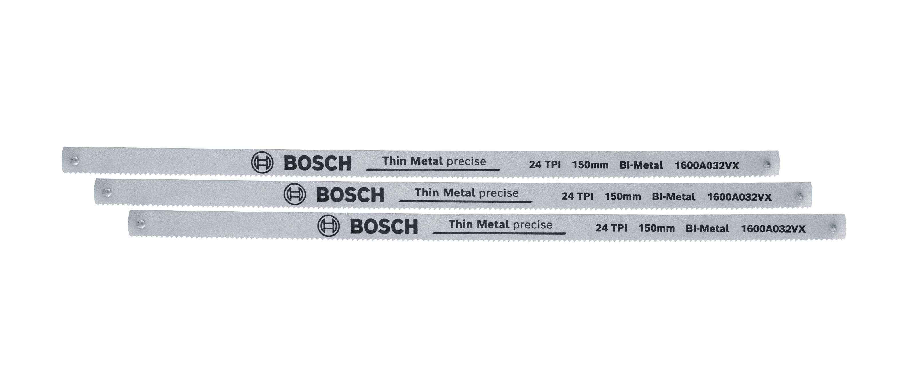 BOSCH Fűrészlap, 3 részes, 150 mm, TPI 24 (1600A032UL)