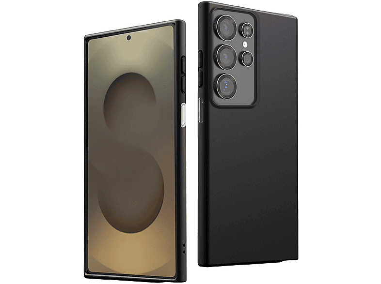 ISY Cover Samsung S25 Ultra, Cover per Ultra,Nero