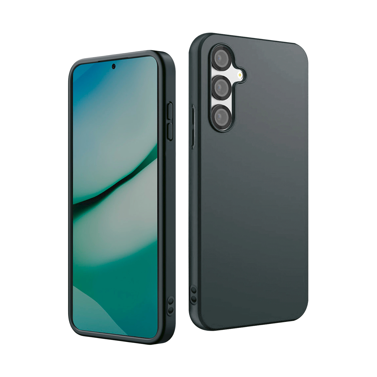 ISY Cover Samsung S25 Plus Cover per Plus, Nero