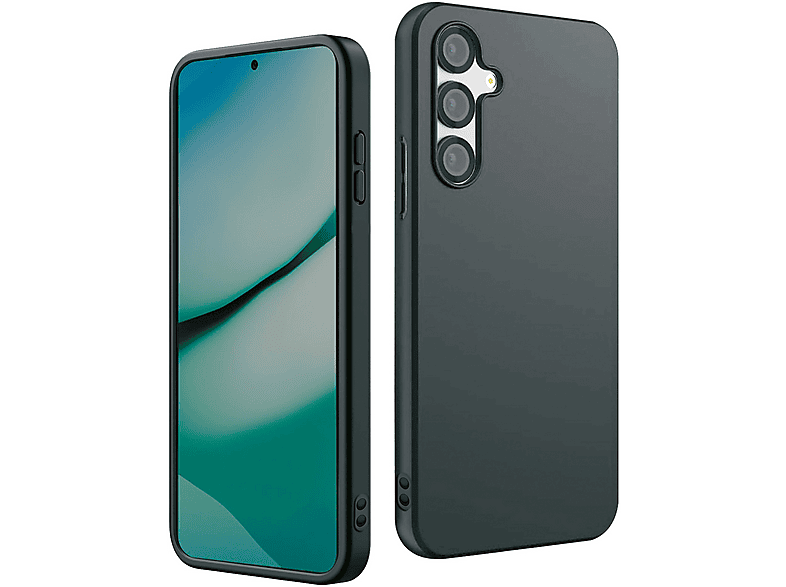 ISY Cover Samsung S25 Plus, Cover per Plus,Nero