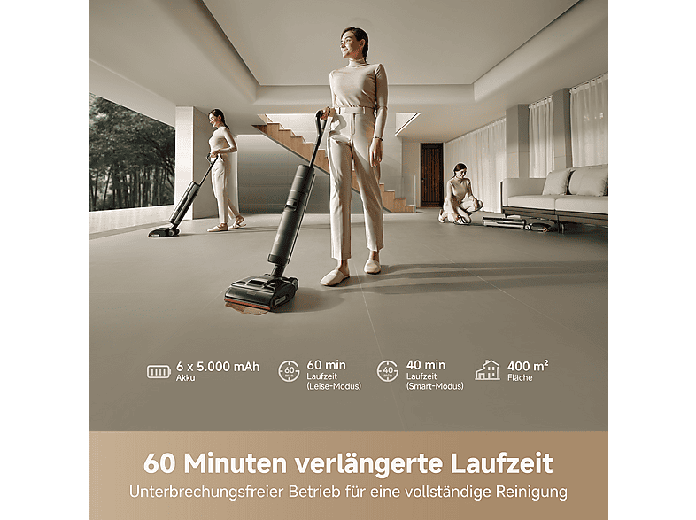 Dreame H15 pro Nass- und Trockensauger, Schwarz — Foto 2 von 5