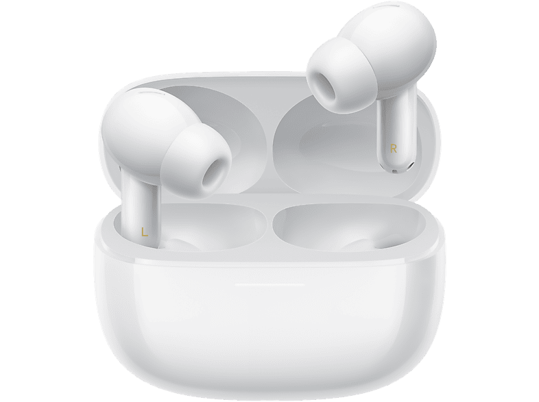 Auriculares True Wireless - Xiaomi Redmi Buds 6 Pro, Cancelación de ruido ANC, Batería hasta 36 horas, White