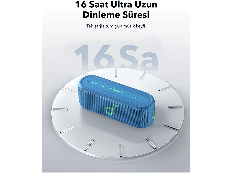 ANKER Soundcore Select 2S Taşınabilir Bluetooth Hoparlör Mavi