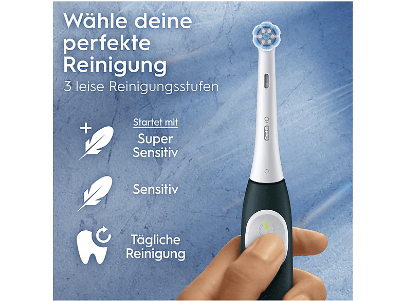 Thumbnail - ORAL-B iO Series 2 Elektrische Zahnbürste Forest Green, Reinigungstechnologie: Mikrovibrationen