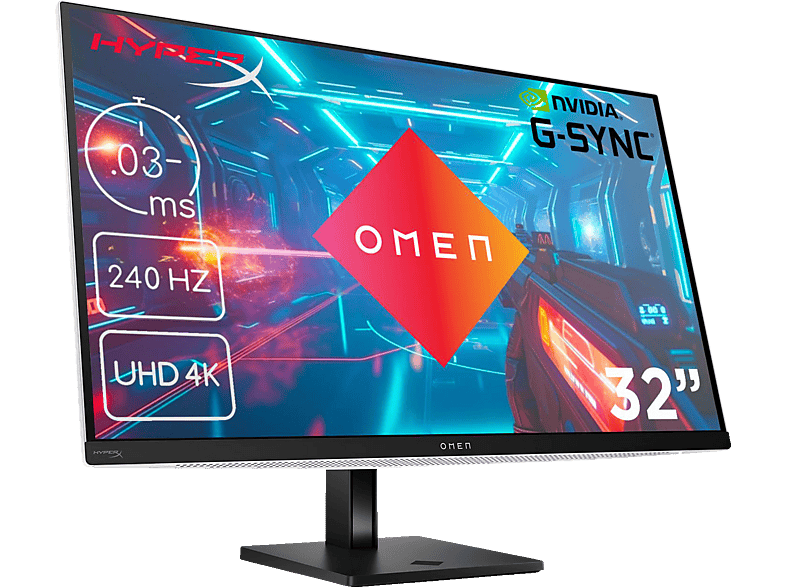 Monitor HP OMEN Transcend 31.5 Zoll UHD 240Hz OLED 31,5 Zoll UHD 4K ...
