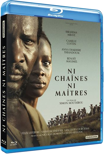 Couverture Blu-ray du film 'Ni chaînes ni maîtres'. Comporte deux visages, un homme et une femme.