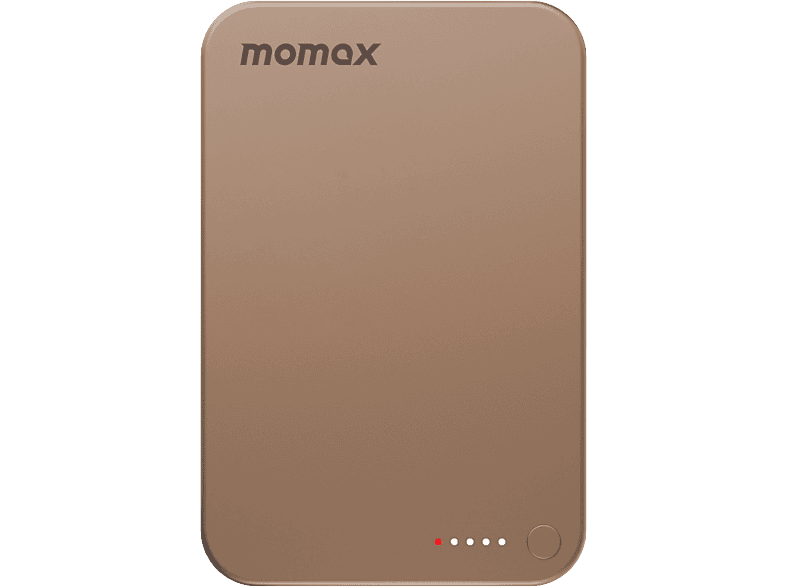 MOMAX IP116AL2 Q.Mag X 5000mAh Taşınabilir Şarj Cihazı Çöl Titanyum