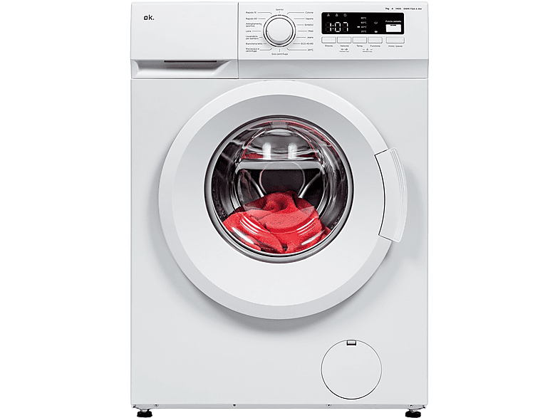 ok OWM 7124 A Lavatrice, Caricamento frontale, 7 kg, 47,5 cm, Classe