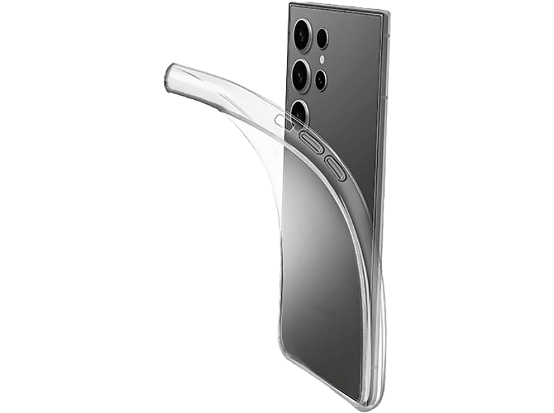 Funda móvil - CellularLine FINE, Para Samsung Galaxy S25 Ultra, Transparente