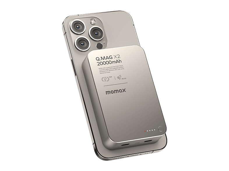 MOMAX IP133E Q.Mag X2 35W 20000mAh Wireless Taşınabilir Şarj