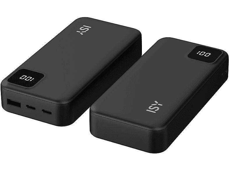 Powerbank ISY IPP-20001 Czarny – zdjęcie 2