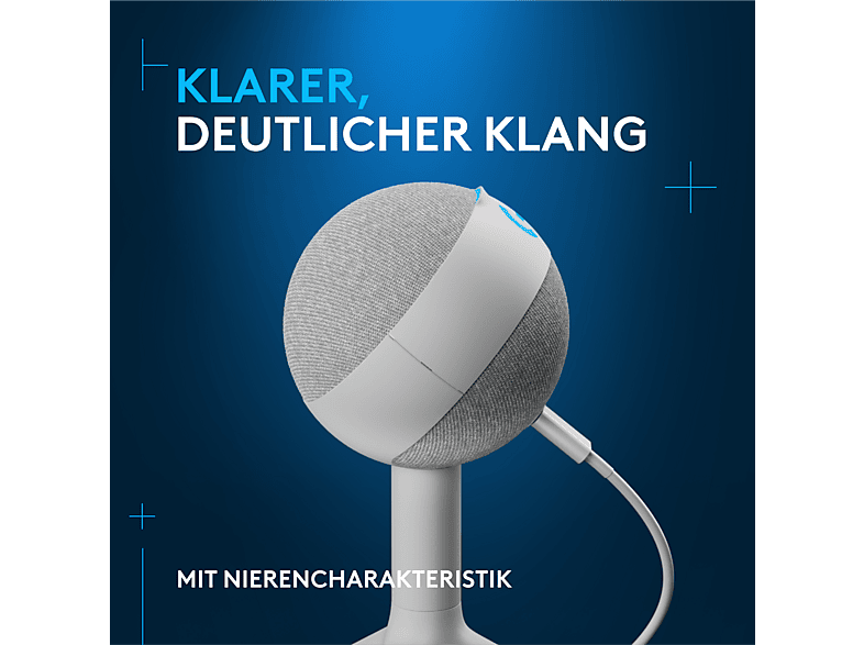 Logitech G Yeti Orb Lightsync, RGB Gaming USB-Mikrofon und Blue VO!CE, USB, Weiß; USB-Gaming-Mikrofon — Foto 2 von 5