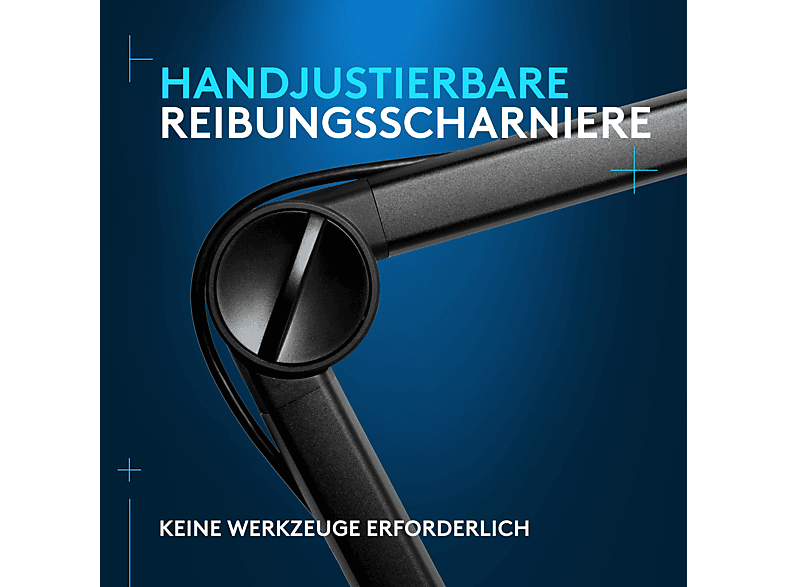 Logitech G Compass Premium-Mikrofonschwenkarm ideal für Broadcasting-Anwendungen wie Gaming-Streams, Podcasts, YouTube-Videos; Tischstativ — Foto 3 von 4