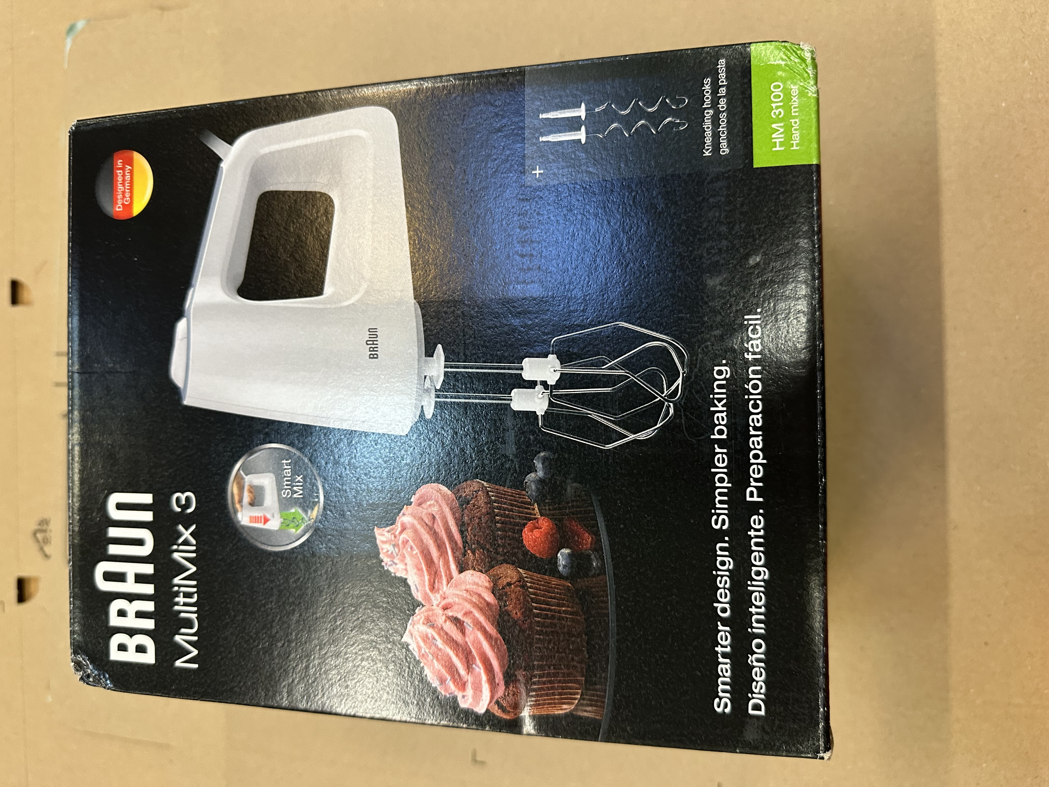 OUTLET - Mikser ręczny BRAUN HM 3100 WH MultiMix 3