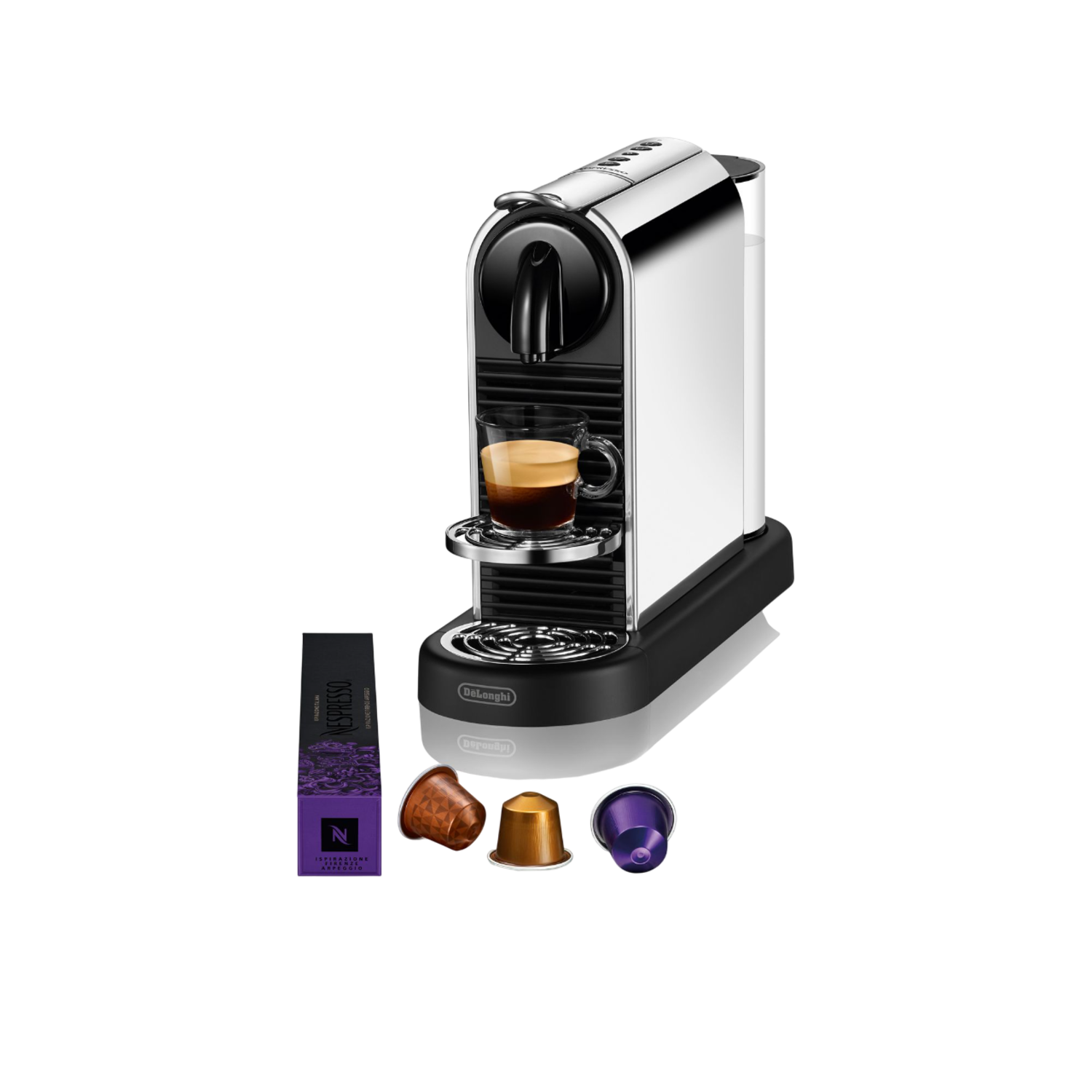 De Longhi Nespresso Citiz Platinum En220.m Metaal