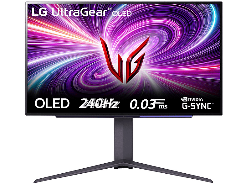 LG Ultragear Oled 27Gs95Qe Monitor Gaming, 26,5", Qhd, 2560 x 1440 Pixel
