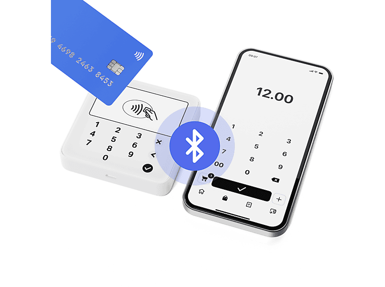 SUMUP Solo Lite Kartenterminal, EC und Kreditkarten Kartenleser für mobile Kartenzahlungen, weiß Kartenleser für mobile Kartenzahlungen — Foto 2 von 5