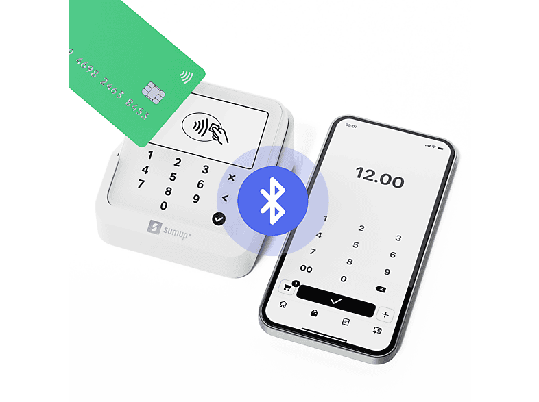 SUMUP Solo Lite Bundle, Kartenterminal mit Ladestation, weiß Kartenleser für mobile Kartenzahlungen — Foto 2 von 5