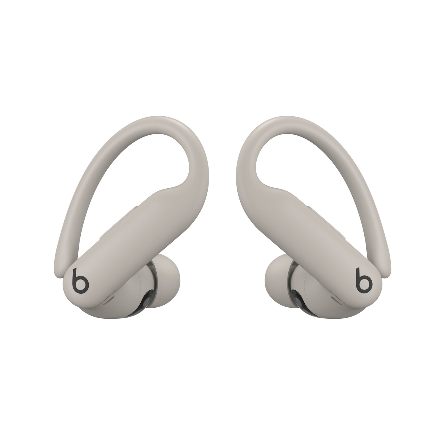 Par de auriculares inalámbricos grises Beats Powerbeats Pro.