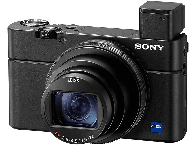 Sony RX100M7A Digitalkamera, 4 K, Xtra Fine / TFT-LCD Display, 9-42 mm f2.8– 4.5, Schwarz — Foto 5 von 5