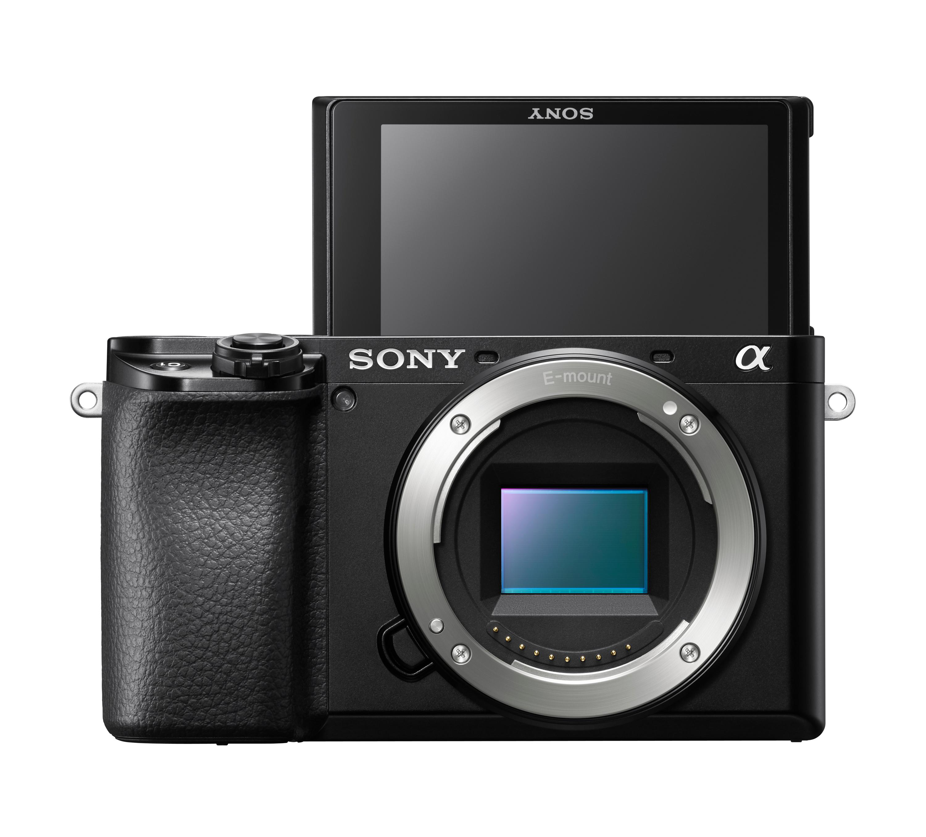 SONY Alpha 6100 E-Mount Systemkamera, 7,6 cm Display Touchscreen, WLAN