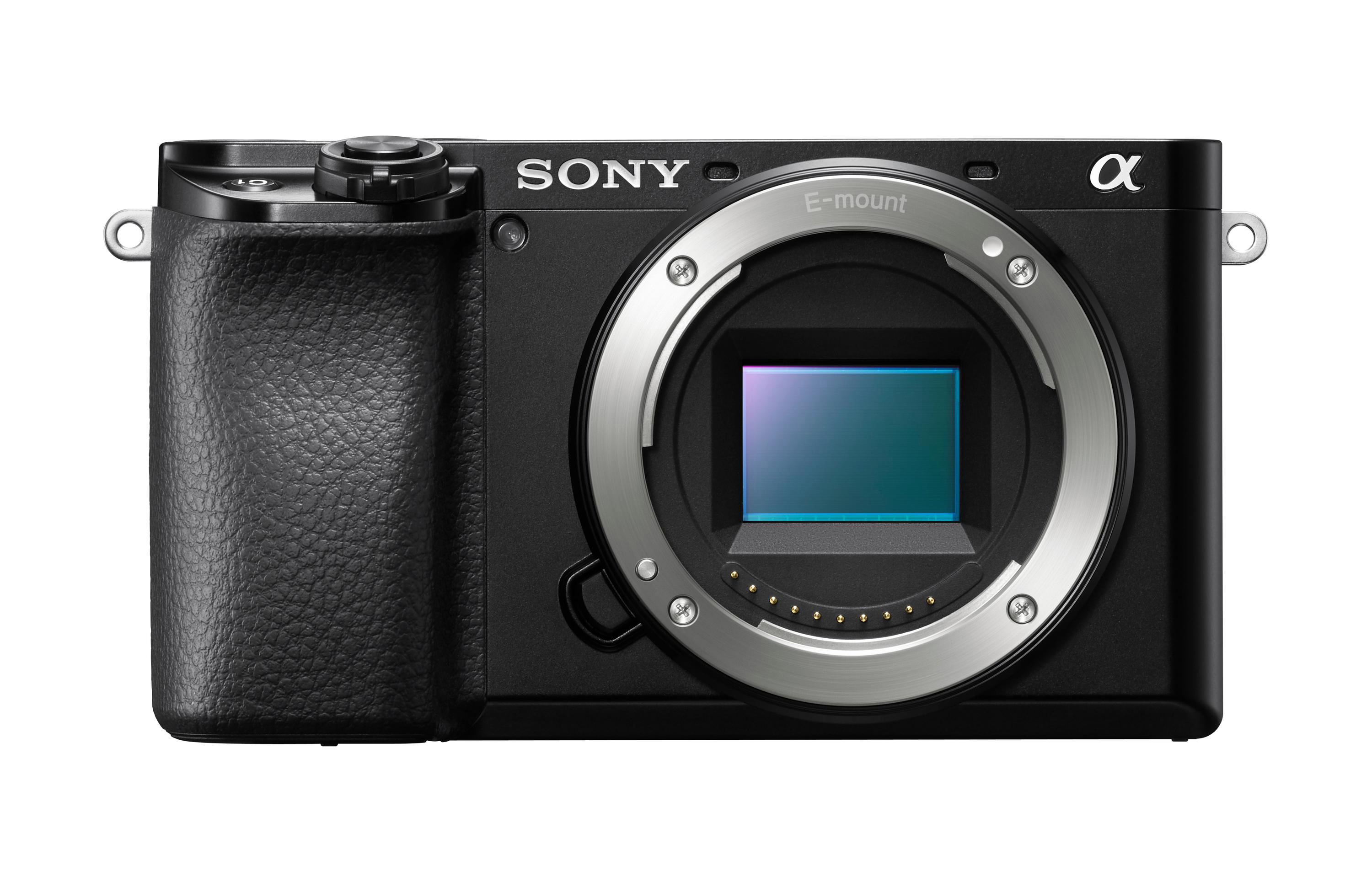 SONY Alpha 6100 E-Mount Systemkamera, 7,6 cm Display Touchscreen, WLAN