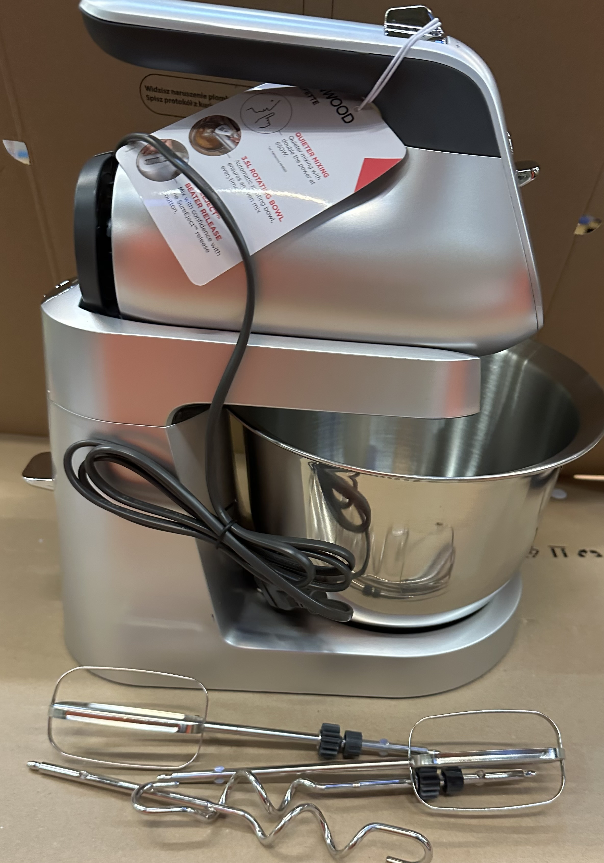 OUTLET - Mikser z misą KENWOOD HMP54.000SI Chefette