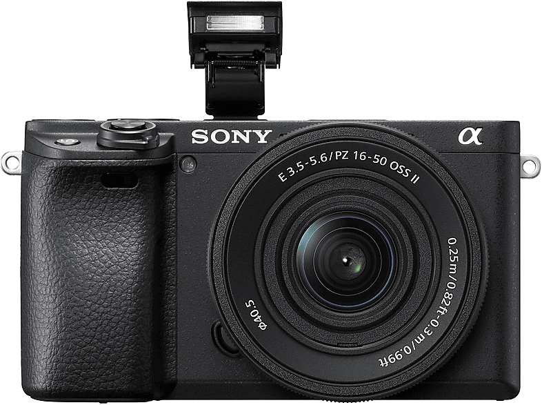 SONY Sony Alpha 6400 Kit Systemkamera mit Objektiv 16-50 mm, 7,6 cm Display Touchscreen, WLAN