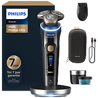 MediaMarkt PHILIPS Shaver i9000 Prestige Ultra Wet&Dry XP9400/31 Scheerapparaat Zwart aanbieding