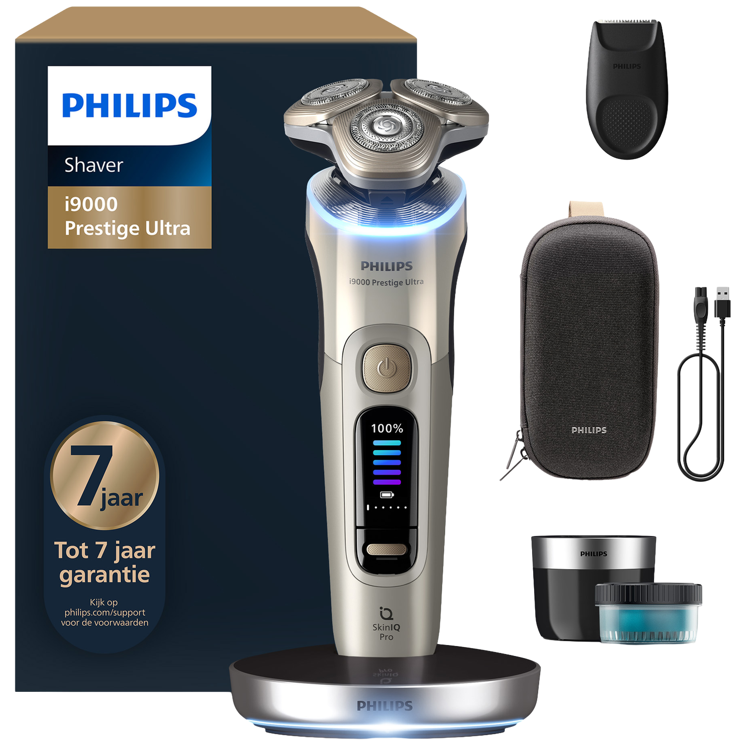 Philips Shaver I9000 Prestige Ultra Wet&dry Xp9403/31 Scheerapparaat Zilver