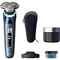 MediaMarkt PHILIPS Shaver i9000 Prestige Wet&Dry XP9201/30 Scheerapparaat Blauw aanbieding